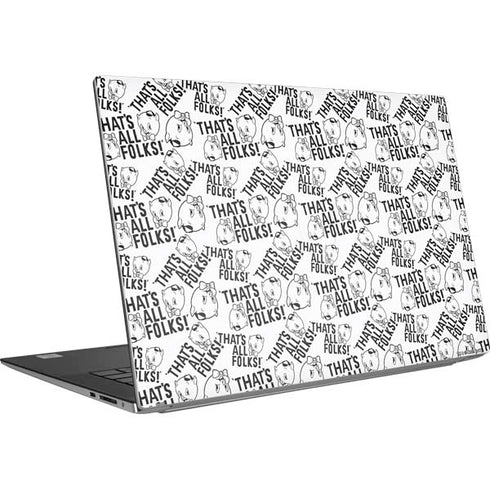 Looney Tunes Porky Pig Black and White Dell XPS Skin